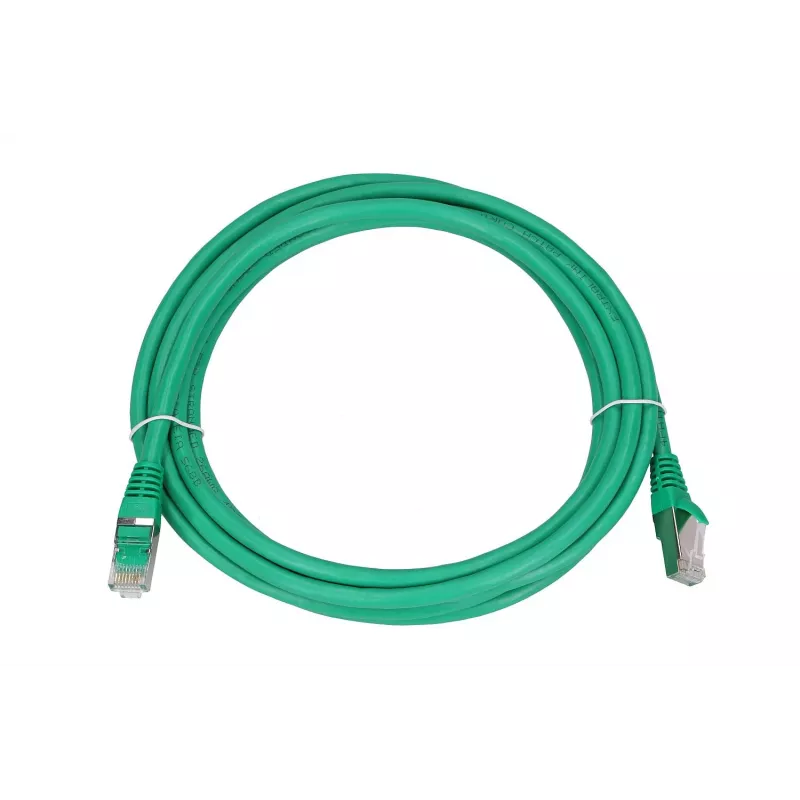 Cavo di rete Extralink LAN patch cord Cat.6 RJ-45 Cat6 3 m verde
