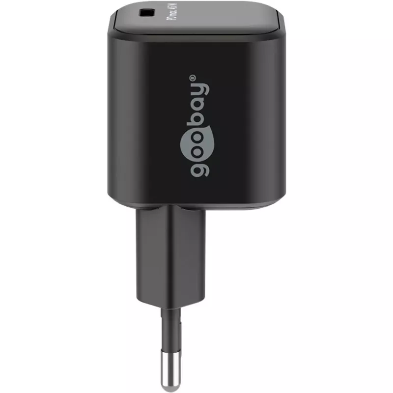 Caricabatterie Goobay 65331 caricabatterie rapido AC per interni nero USB Type-C