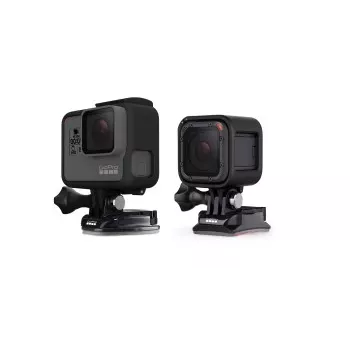 GoPro supporti adesivi curvi + piatti - sistema di supporto - montaggio adesivo - per HD HERO, HERO+ LCD, HERO3, HERO4 Session, HERO6 Black, HERO7 Black, Silver, White