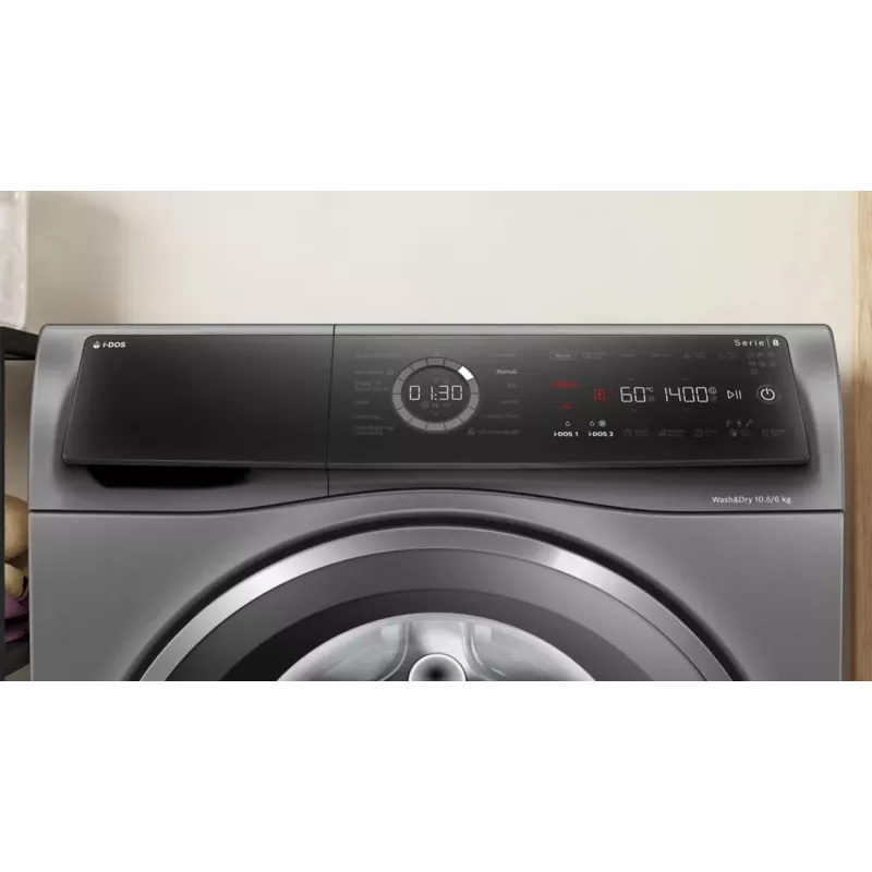 Lavasciuga Bosch WNC254ARSN 10,5 kg / 6 kg 1400 rpm grigio