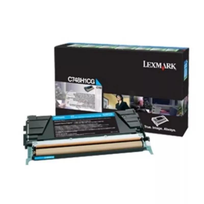 Cartuccia toner Lexmark C748H3CG 10000 pagine ciano