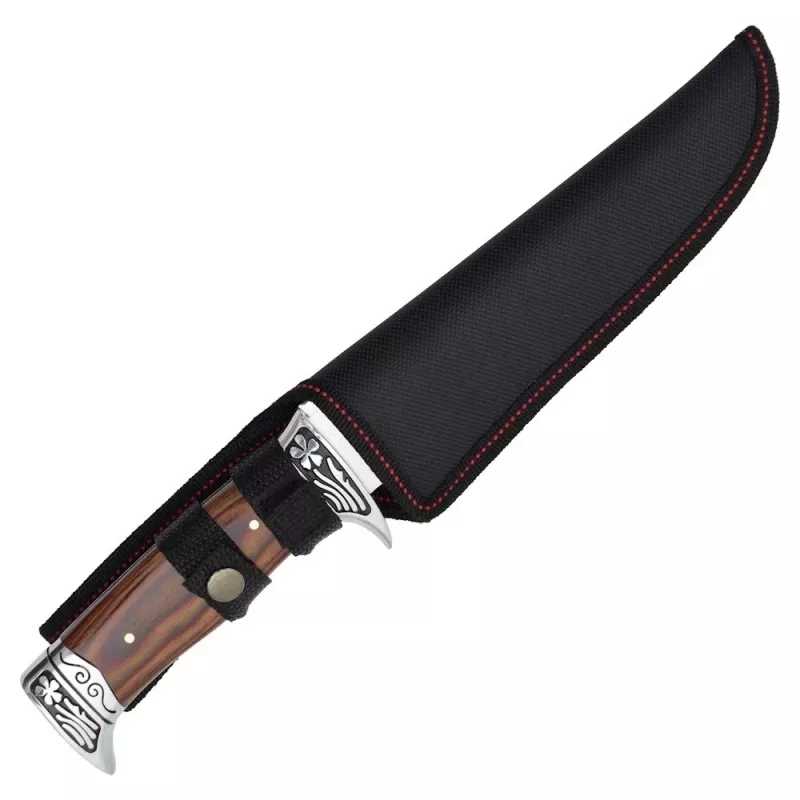 Coltello da caccia SCK con manico in legno