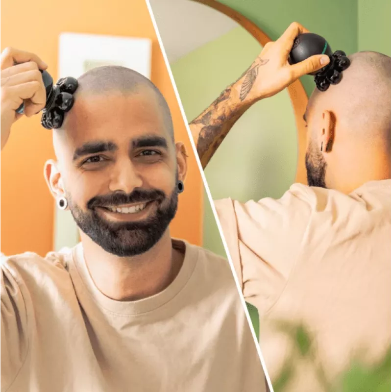 Trimmer di precisione Cecotec Bamba PrecisionCare Skull nero barba viso