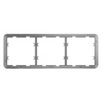Cornice Ajax Smart Switch 3 moduli modello 52189 per pannelli di controllo a parete