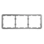 Cornice Ajax Smart Switch 3 moduli modello 52189 per pannelli di controllo a parete