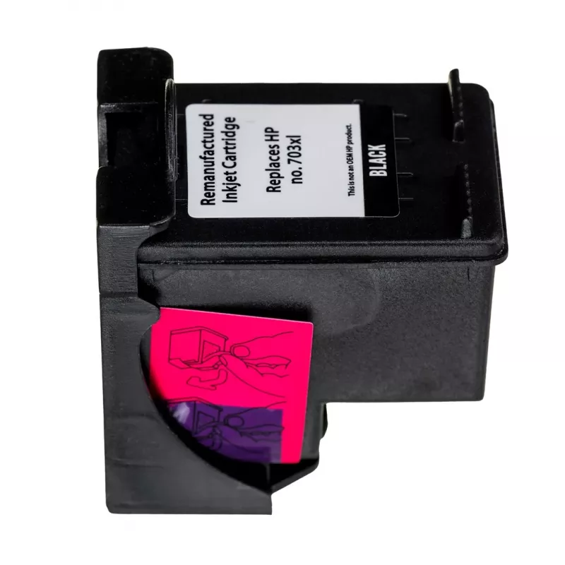 Inchiostro per stampante Superbulk HP B-H703BK (sostitutivo per HP 703 CD887) standard nero