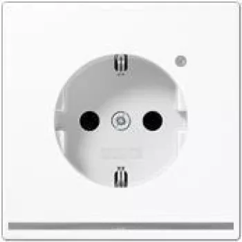 JUNG LS 1520-O WW LNW - Type F - 1 modulo - 2P - bianco - termoplastica - corrente