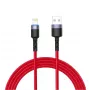 Cavo dati USB a Lightning Tellur, 3A, 1,2 m, indicatore LED, rosso