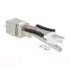 Delock 86404 modulo Keystone RJ45 Secure Cat.6 a LSA, bianco
