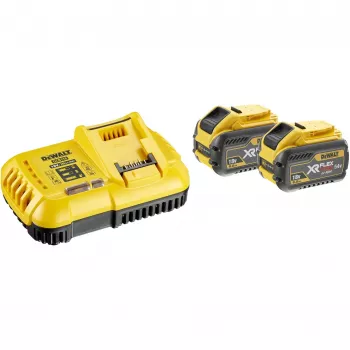 DEWALT BATTERIA 2x18V 9,0Ah + CARICABATTERIE