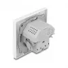 DeLOCK 11499 presa Tipo F con USB-A e USB-C bianco