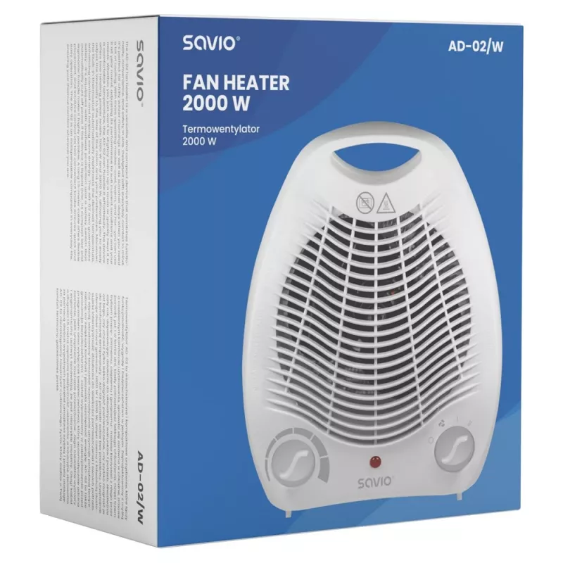 Ventilatore domestico Savio AD-02 W bianco