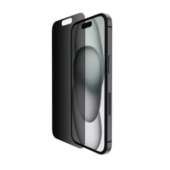 Belkin ScreenForce Pro - protezione per display per cellulare - 2,5D - vetro - con filtro privacy - vetro - per Apple iPhone 14 Pro, 15 (OVA147ZZ)