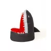 Pouf sacco Sako Shark nero XXL 100 x 60 cm