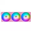 Ventole THERMALTAKE CT140 EX Reverse ARGB Sync 140 mm, 500–1800 RPM, rosa, 3 pezzi