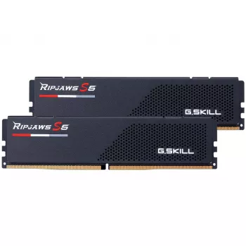 DIMM 64 GB DDR5-6000 (2x 32 GB) kit dual, memoria nero, F5-6000J2836G32GX2-RS5K, Ripjaws S5, INTEL XMP