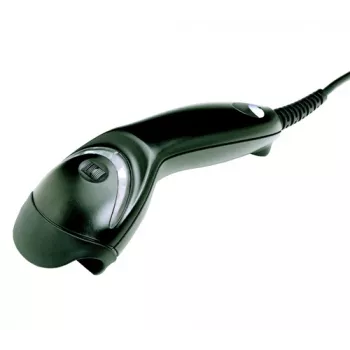Scanner portatile Honeywell Eclipse 5145, 1D, kit (RS232), nero, retail, 1D, laser, distanza di lettura 0-14cm, 72 scansioni/sec., incl.: cavo (RS232), alimentatore (EU