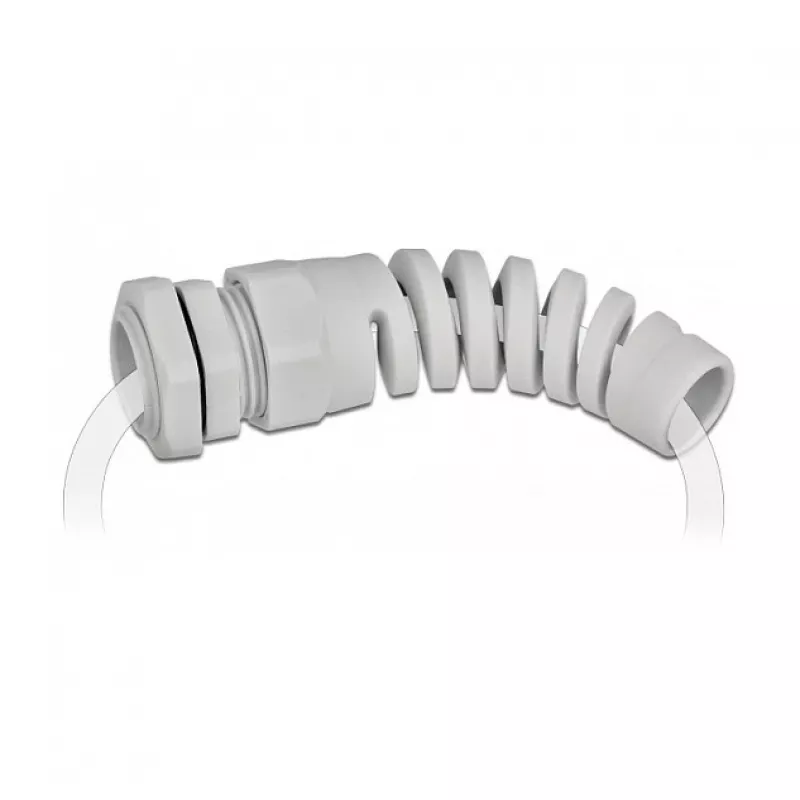 Pressacavo DeLOCK 60344 grigio plastica 1 pz.