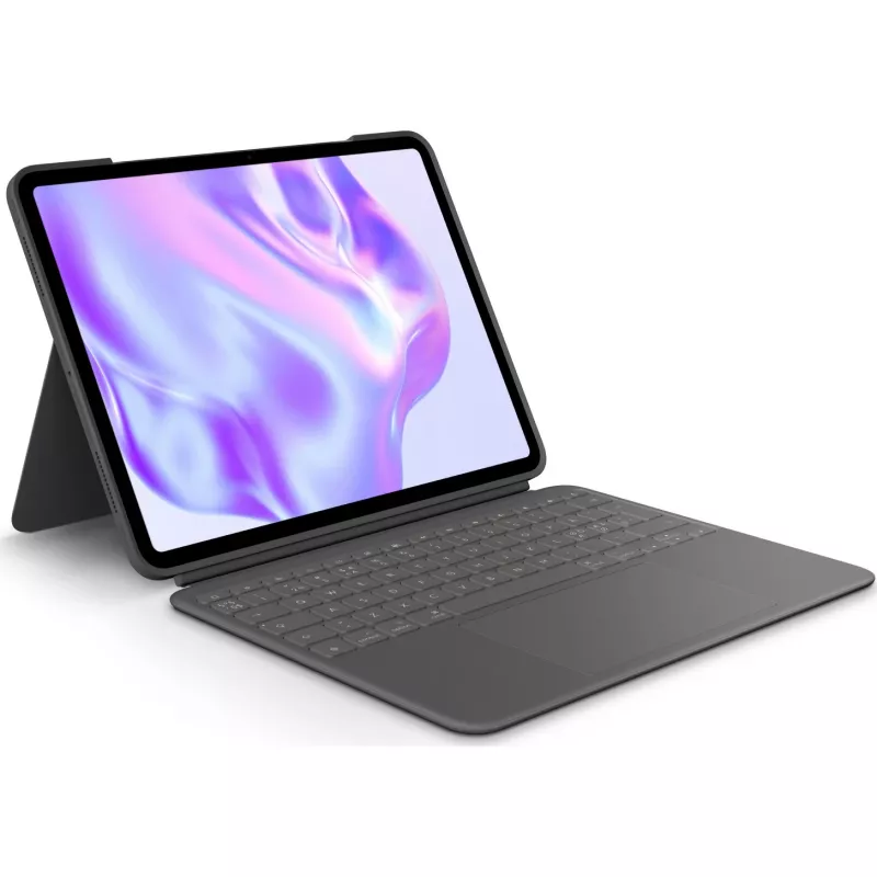 Logitech Combo Touch - tastiera e custodia folio - con trackpad - retroilluminata - Apple Smart connector - QWERTY - nordico (danese/finlandese/norvegese)