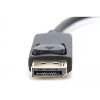 Adattatore DIGITUS, connettore DisplayPort - connettore femmina HDMI A, DisplayPort Standard 1.1a, certificato UL20276, AWG28 (DB-340400-001-S)