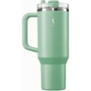 Bicchiere termico Lurch Big Cup verde salvia scuro 1,2 L acciaio inox sottovuoto a doppia parete
