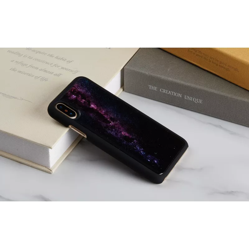 iKins Milky Way custodia per iPhone XS/X, nera, K1696J