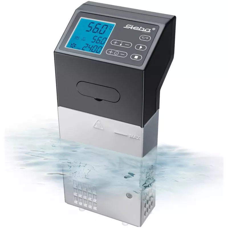 Steba SV 100 Professional cuocitore sous vide, 1500 W, acciaio inox/nero
