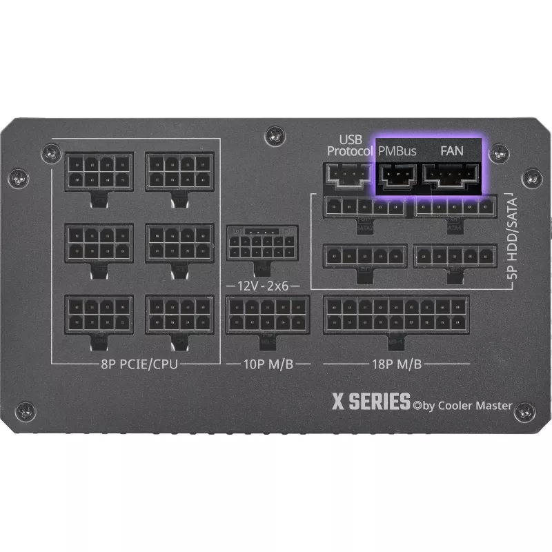 Cooler Master X Silent Edge Platinum 1100 MPS-B001-AZBP-NBEU alimentatore per PC, 1100 W, 80 PLUS Platinum, ATX 3.1, modulare, 12VHPWR, 20+4 pin, nero