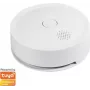 Rilevatore di fumo Wi-Fi smart, compatibile Tuya bianco