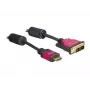Cavo HDMI - DVI DeLOCK 84343 3,0 m connettore maschio / connettore maschio