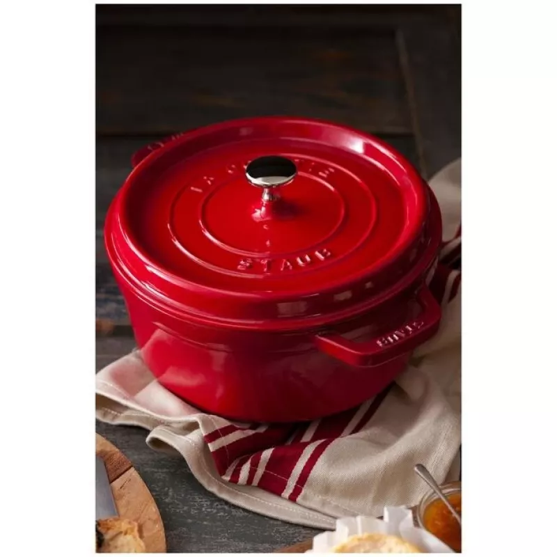 Pentola singola Staub Cocotte 24 cm ciliegia