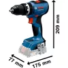 Avvitatore a impulsi a batteria Bosch GSB 18V-65 2 batterie da 4,0Ah