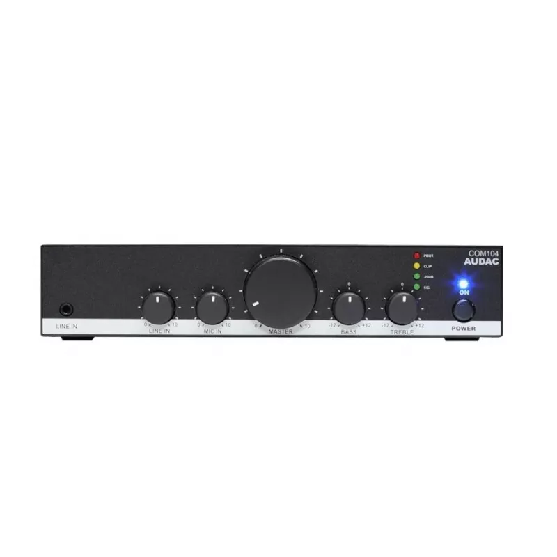 Amplificatore ELA Audac COM104 40W 70/100V nero