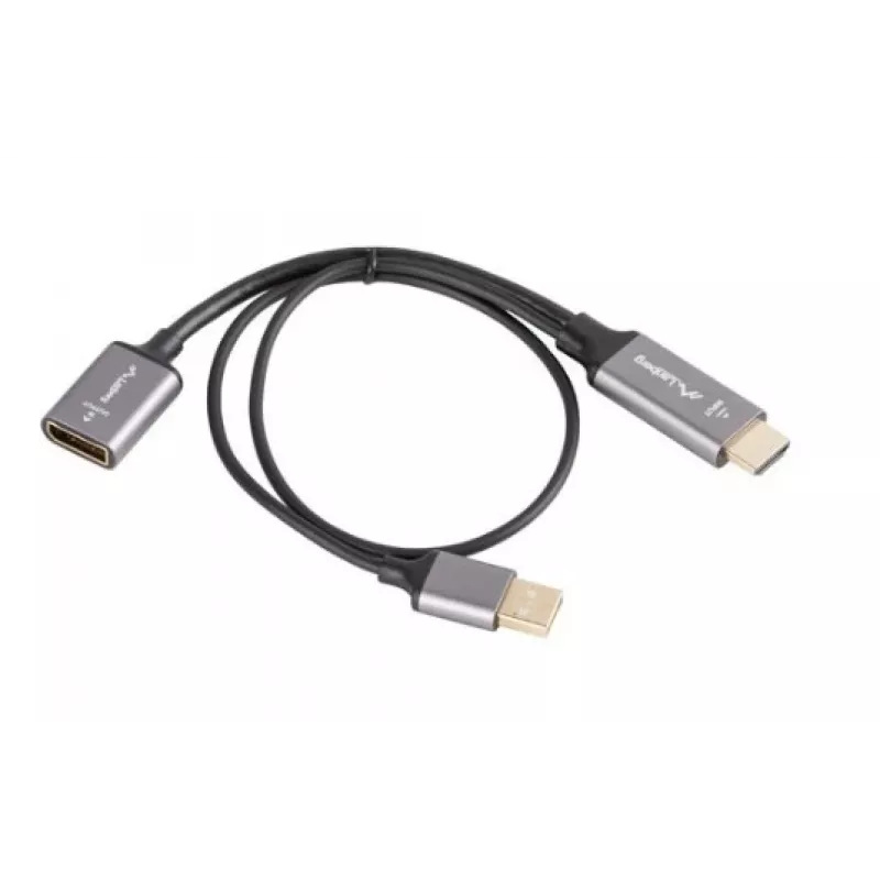 Adattatore HDMI(M)-DisplayPort(F) 4K 20 AD-HD-DP-0