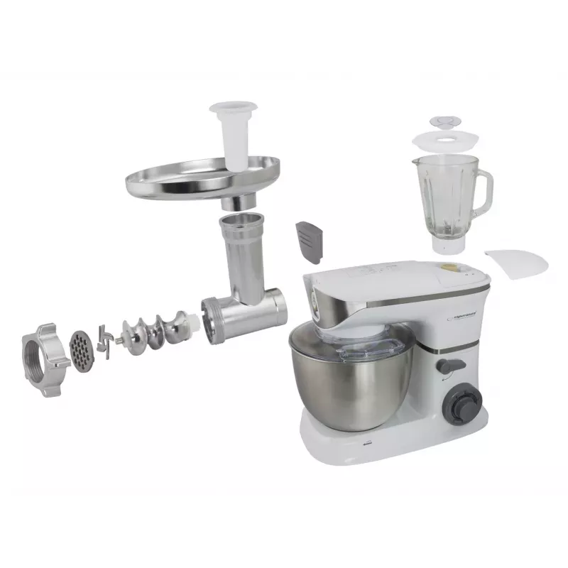 Robot da cucina Esperanza EKM025 1000 W 5 L acciaio inox bianco