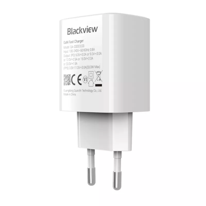 Caricabatterie nero VIEW CHAR-33W/BV USB-C 33W ricarica rapida, nero