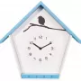 NeXtime orologio 3109bl Cuckey, 30,5x33x11 cm, da parete, blu/bianco