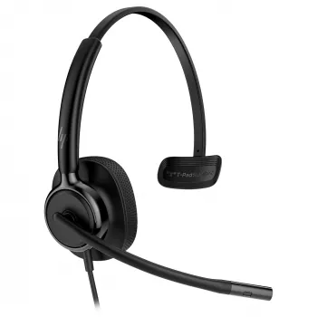 Cuffia USB monaurale con filo HP Poly Mission 415 — leggera 99 g, design a un orecchio