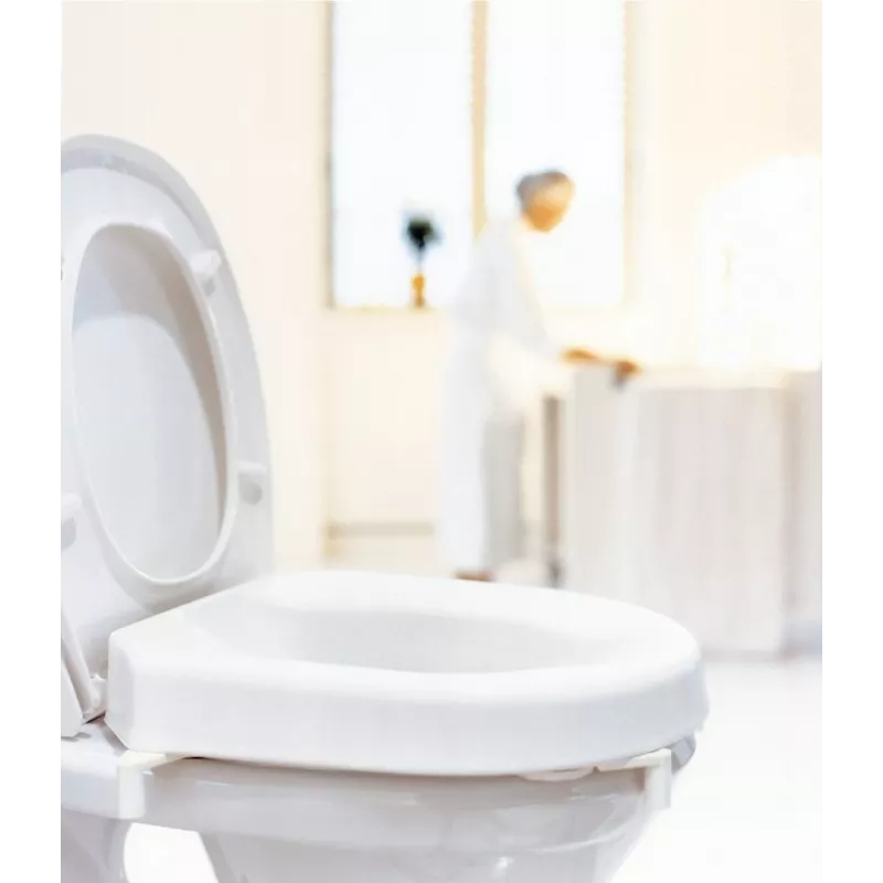 Etac Hi-Loo rialzo per WC con coperchio, 10 cm