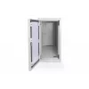 Digitus Case per computer con porta in vetro, su rotelle, con serratura, con feritoie di ventilazione