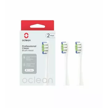 Testine spazzolino Oclean P1C1 W02 2 pz. bianco extra morbide