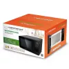 Esperanza EKO009 Horneado forno a microonde solo, da appoggio, 700 W, 20 l, piatto rotante da 24,5 cm, nero