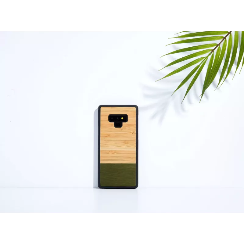 Custodia per smartphone man and wood per Samsung Galaxy Note 9 — Bambuswald nero