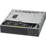 Super Micro Supermicro SC101F - Ultra Small Form Factor - Mini-ITX - senza alimentatore - nero (CSE-101F)