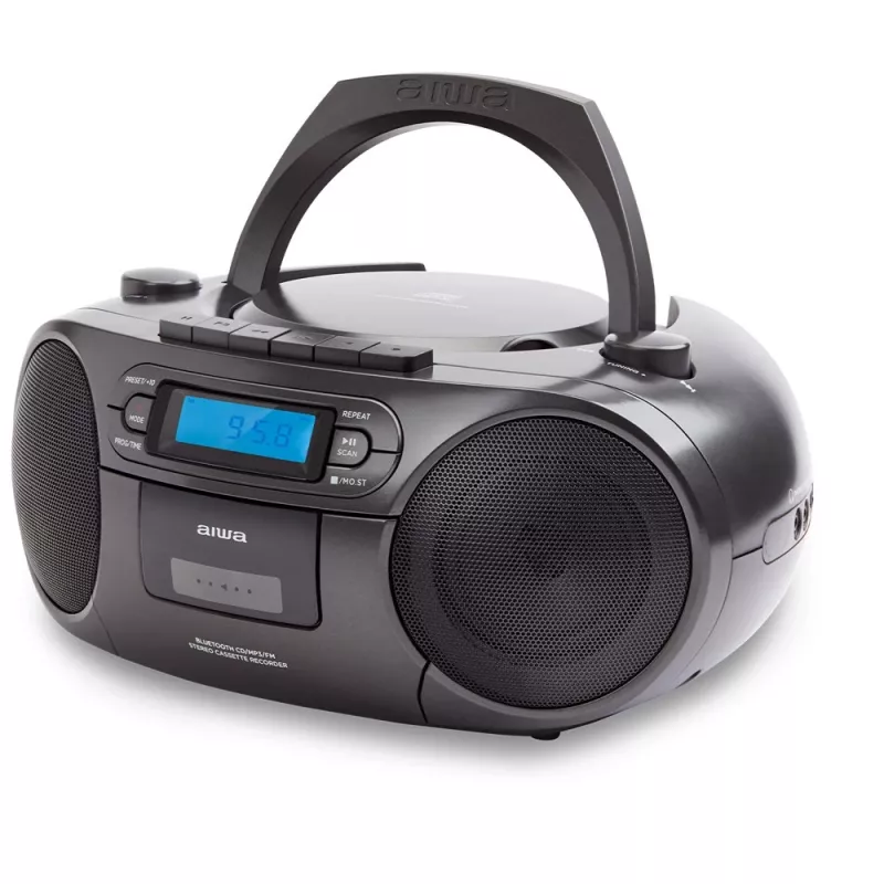 Sistema stereo portatile Aiwa BBTC-550BK Digital 6 W FM PLL nero