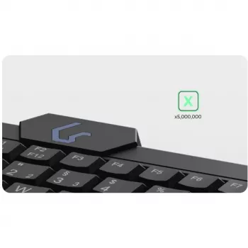 Tastiera KeySonic KSK-3210ELU (DE) home USB QWERTZ tedesco nero