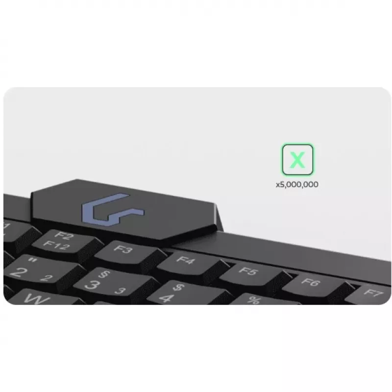 Tastiera KeySonic KSK-3210ELU (DE) home USB QWERTZ tedesco nero