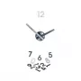 NeXtime orologio 2695 Probe, Ø42 cm, da parete, trasparente