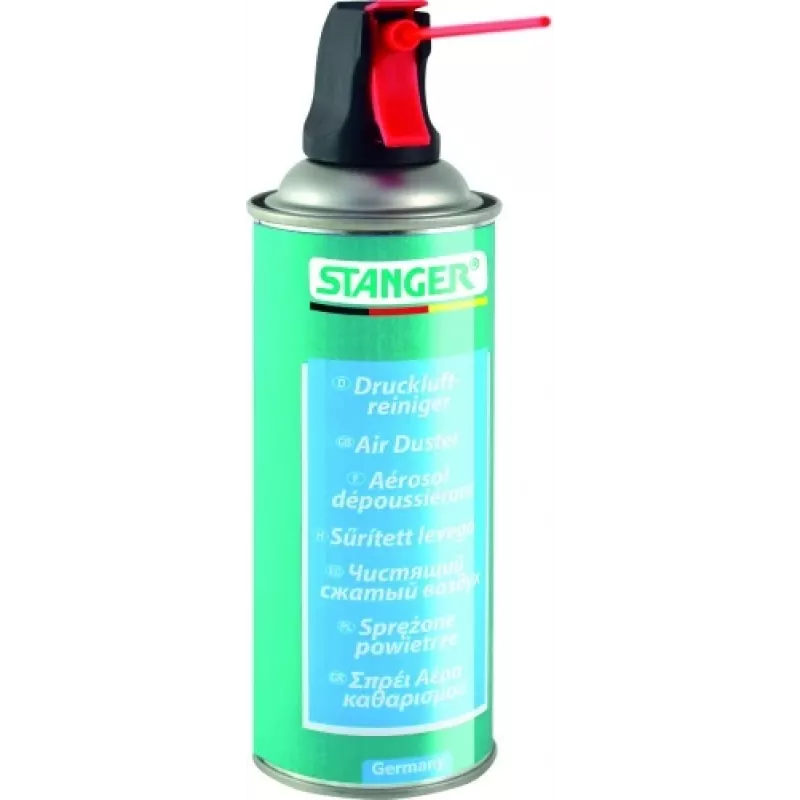 Spray ad aria compressa Stanger Air Duster 400 ml – modello 55030001, bomboletta aerosol per la pulizia dell'elettronica