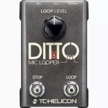 Looper per microfono TC‑Helicon Ditto Mic Looper con ingresso microfono (modello 000-DDU01-00010)